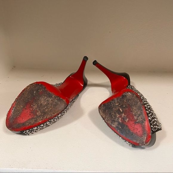 Christian Louboutin Heels Studded size 40.5 - Picture 10 of 10